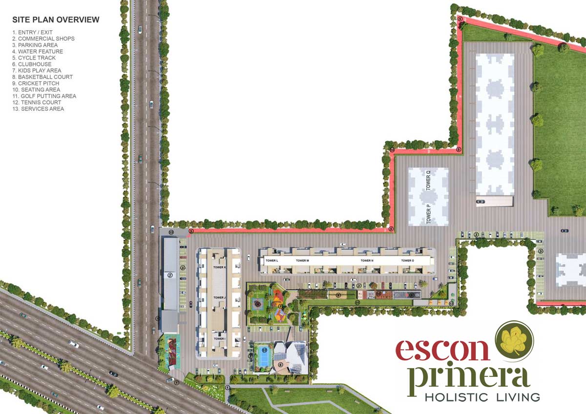 Escon Primera SitePlan